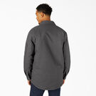 Water Repellent Fleece-Lined Duck Shirt Jacket - Slate Gray &#40;SL&#41;