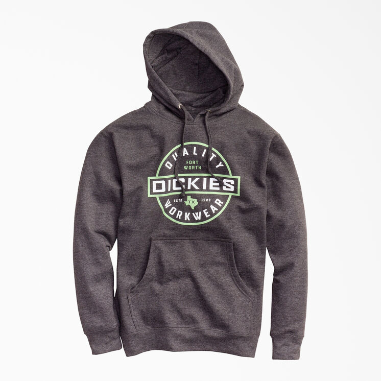 Fleece Quality Workwear Graphic Hoodie - Charcoal Gray Heather (CHH)