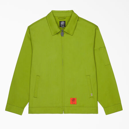 Brain Dead Dyed Eisenhower Jacket - Green &#40;GN9&#41;