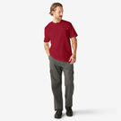 Heavyweight Short Sleeve Pocket T-Shirt - English Red &#40;ER&#41;