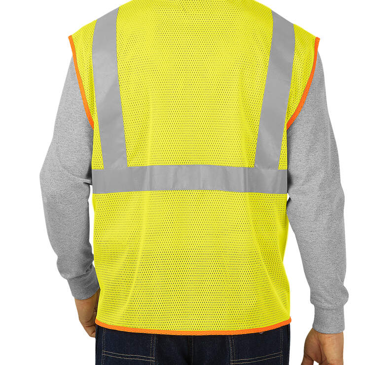 High Visibility ANSI  Mesh Vest, Class 2 - ANSI Yellow (AY) image number 2
