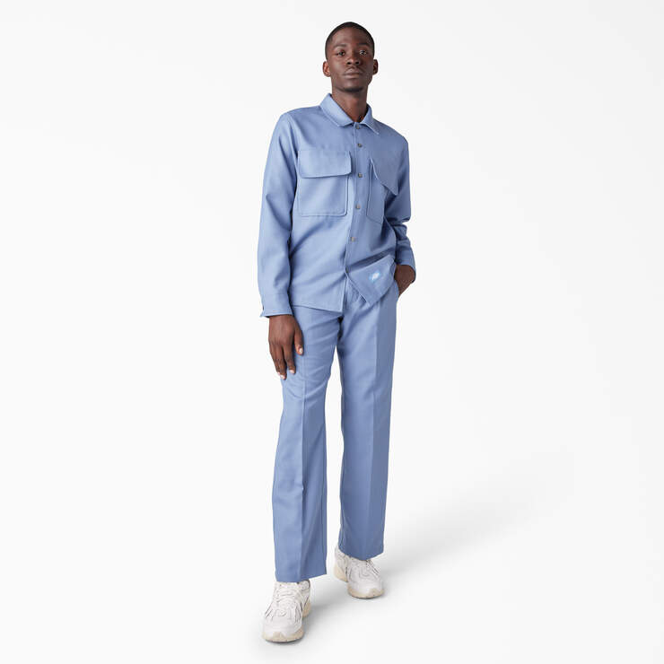 Dickies Premium Collection Boxy Shirt - Ashleigh Blue (AHB) image number 5
