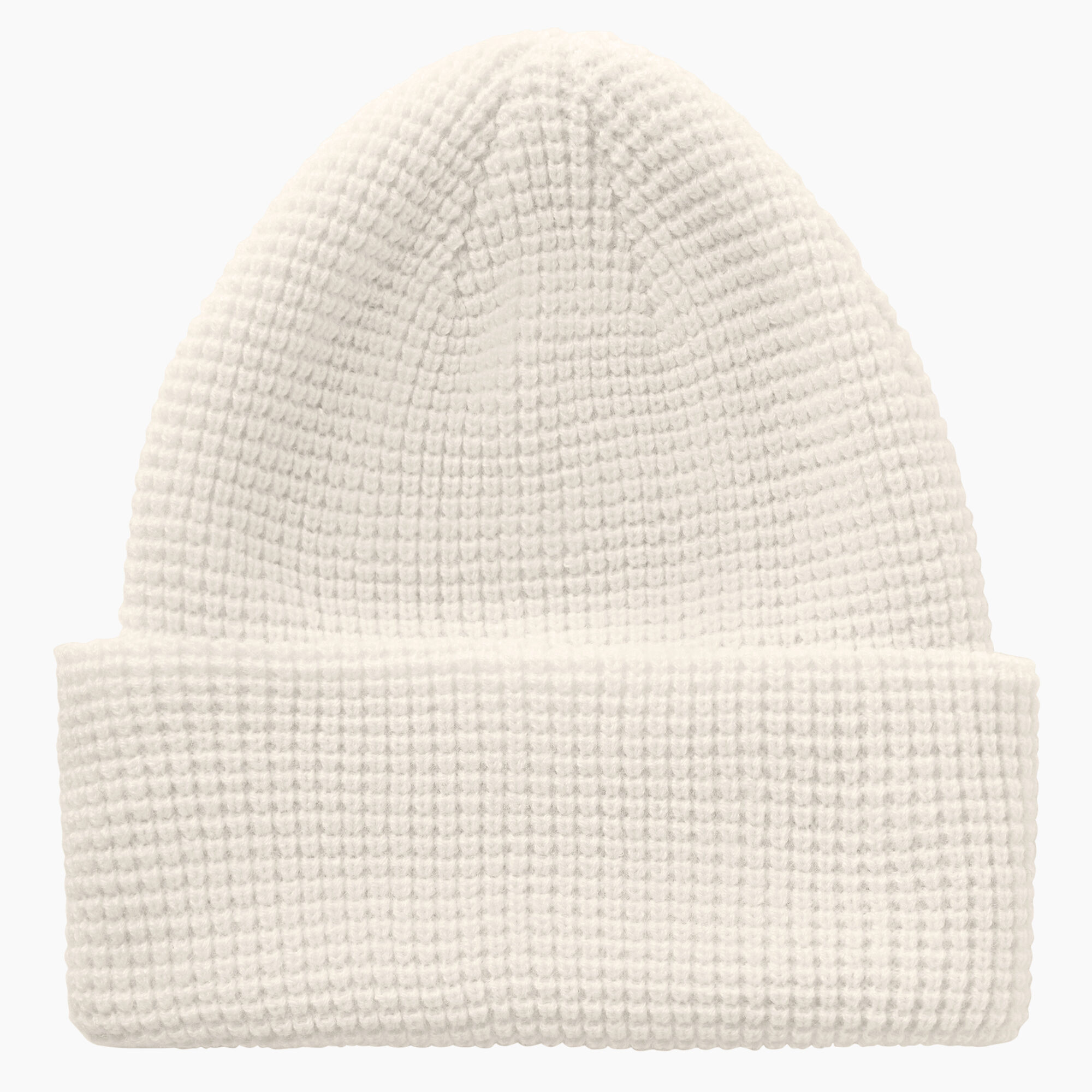 Waffle Knit Cuff Beanie