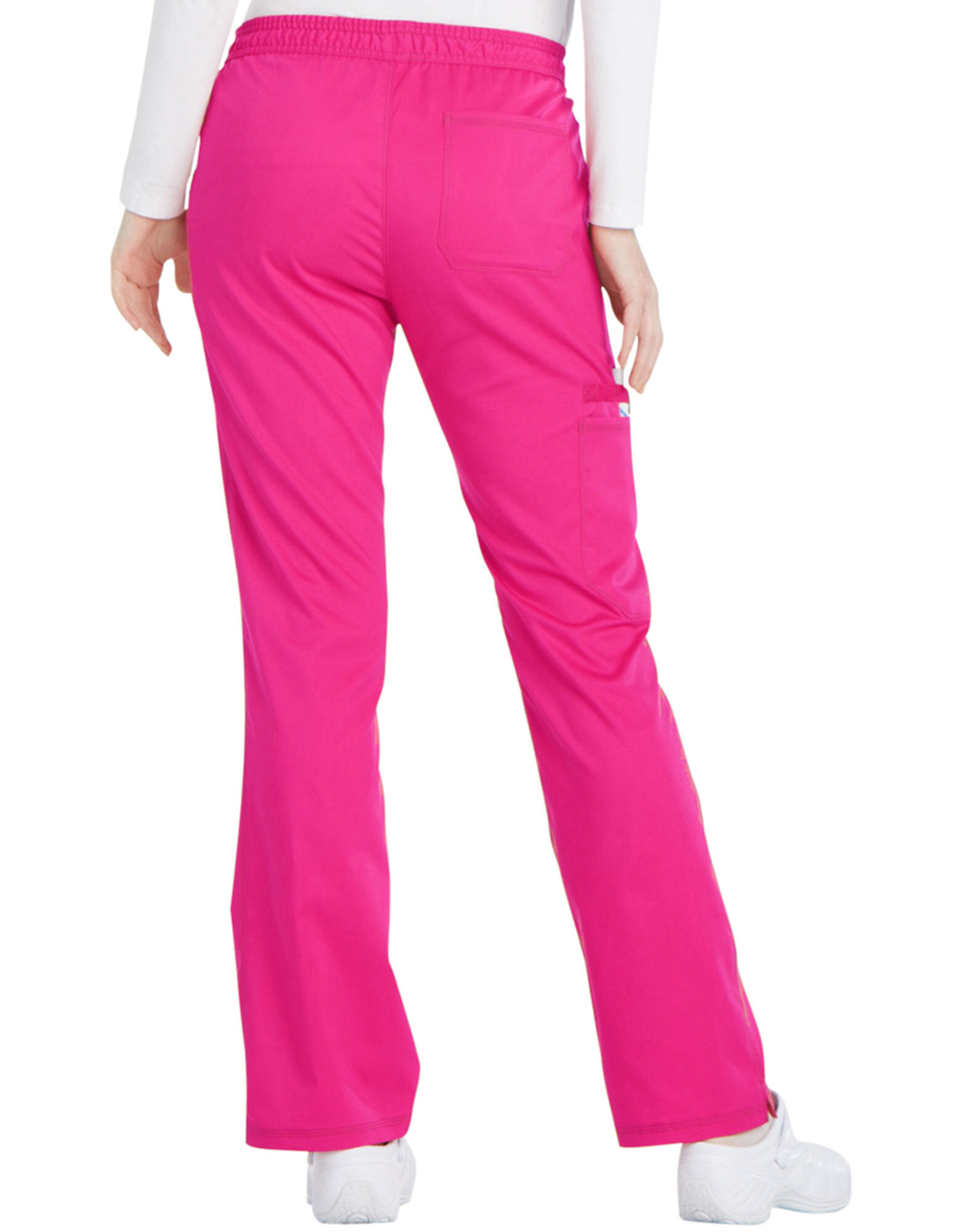 Women's Essence Drawstring Scrub Pants Hot Pink XXS| Dickies