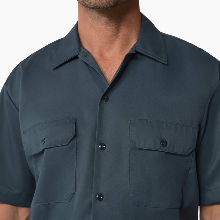 Short Sleeve Work Shirt - Airforce Blue (AF) image number 10