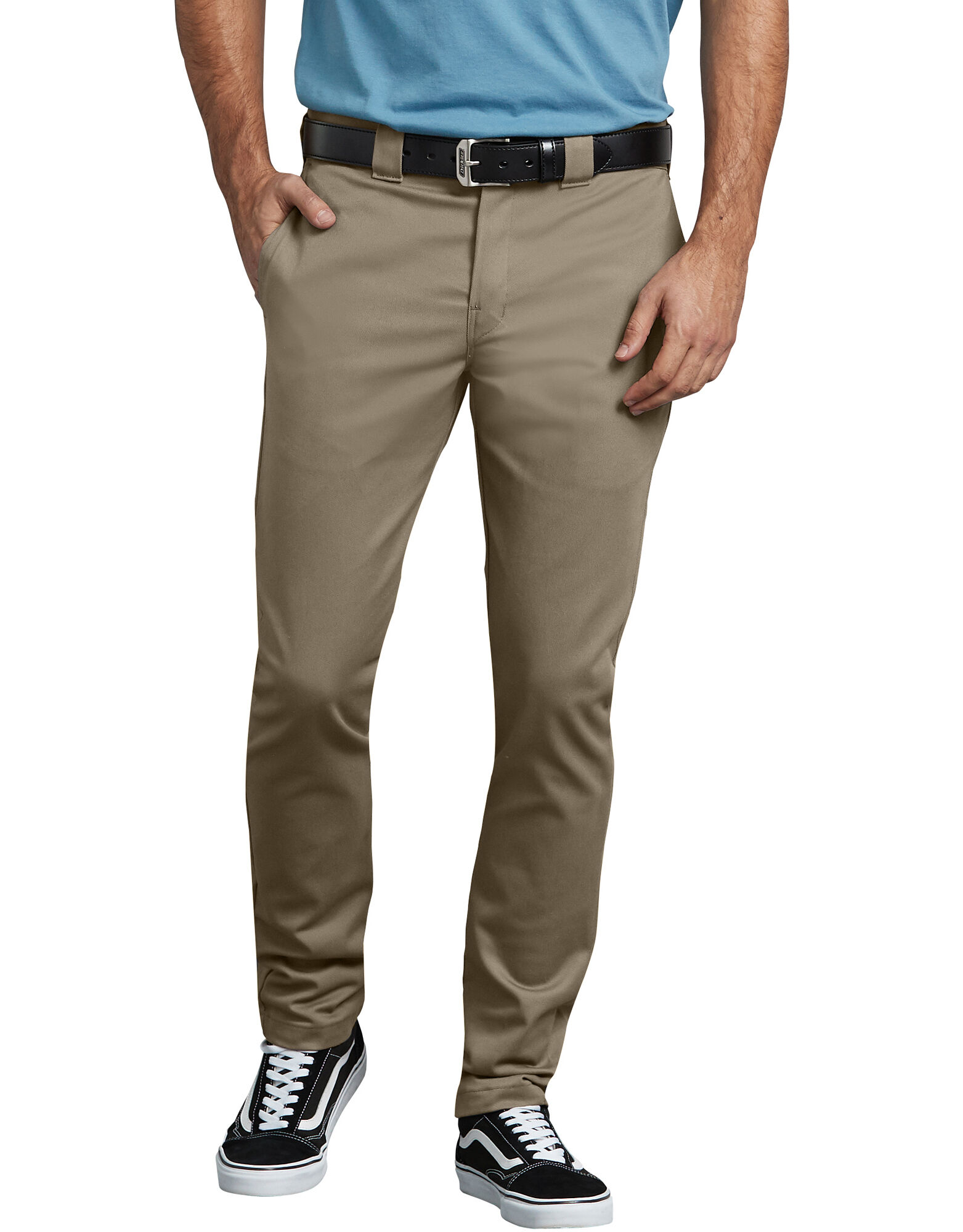 dickies slim fit khakis