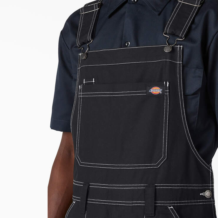 Reworked Utility Bib Overalls - Black (BKX) image number 6