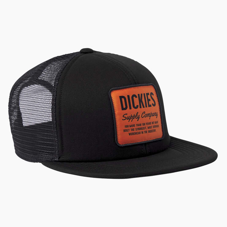 Dickies Supply Company Trucker Hat - Black (BK) image number 1