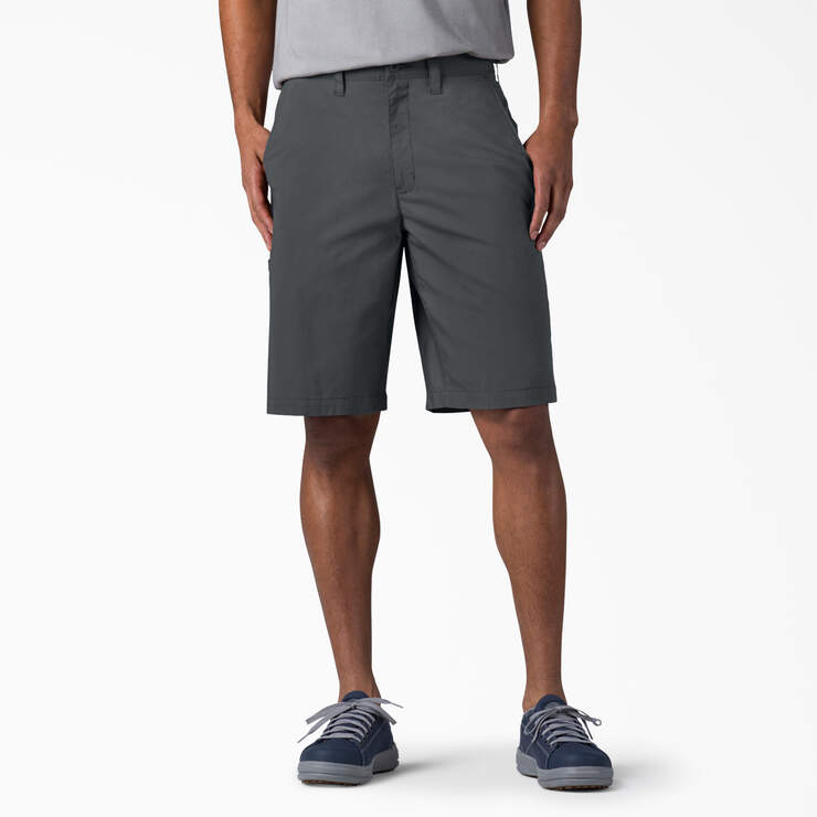FLEX Cooling Regular Fit Utility Shorts, 11" - Charcoal Gray (CH) image number 1