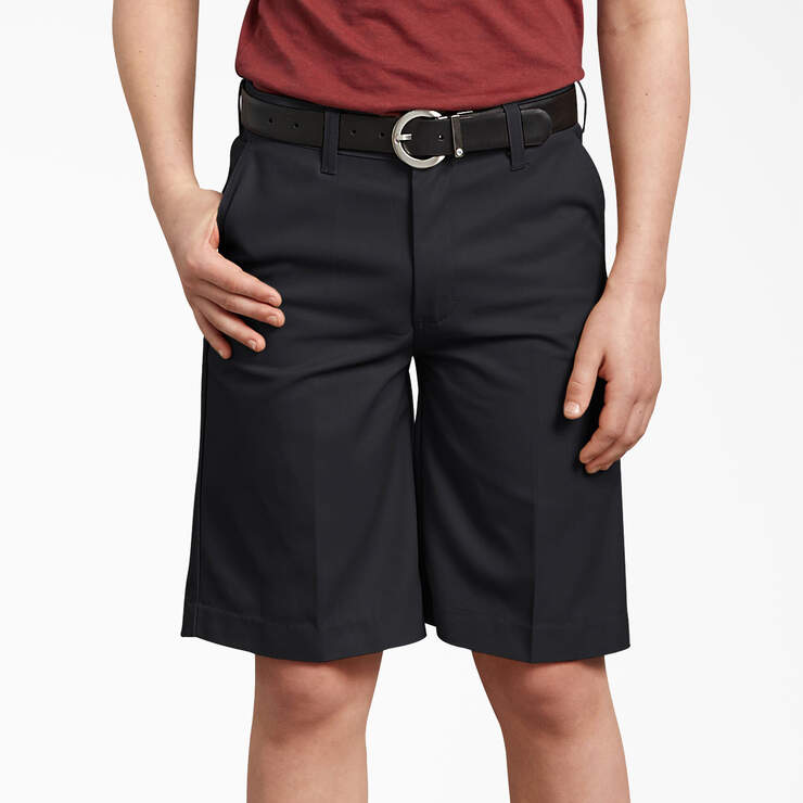 Boys' Classic Fit Shorts, 4-20 - Black (BK) image number 4