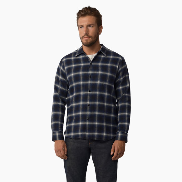 Dickies 1922 Long Sleeve Shirt - Blue Plaid &#40;BP&#41;