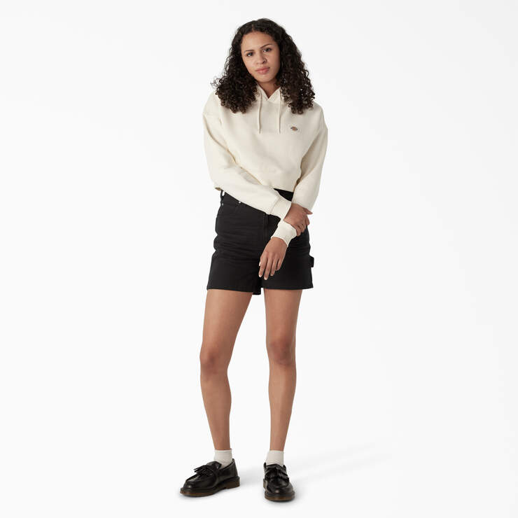 Women's Oakport Cropped Hoodie - Cloud (CL9) image number 4