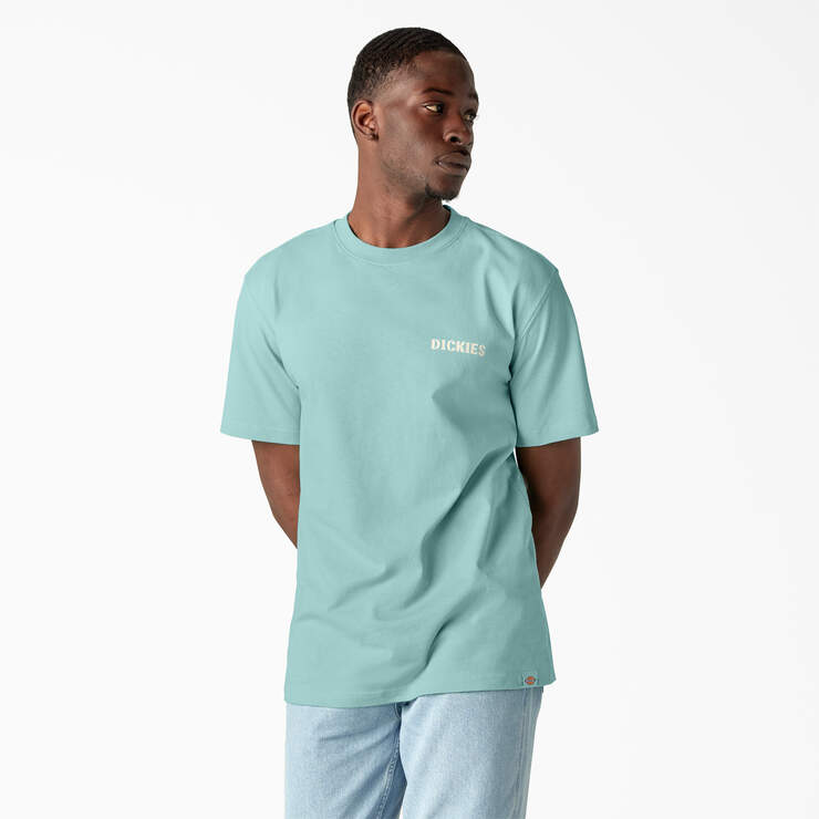 Hays Graphic T-Shirt - Pastel Turquoise (QP2) image number 3