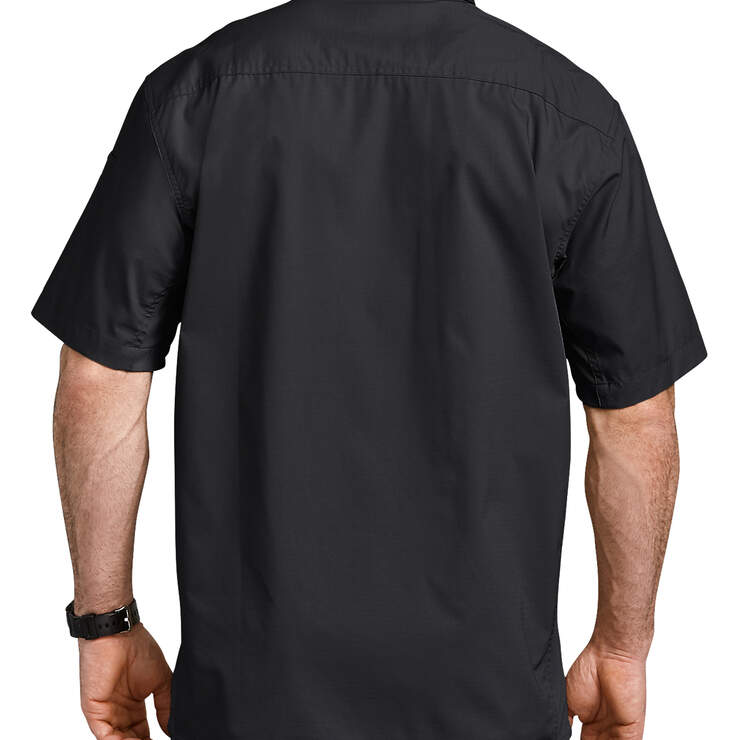 Tactical Ventilated Ripstop Short Sleeve Shirt - Black (BK) image number 1