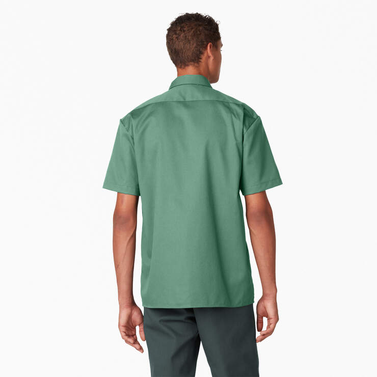 Short Sleeve Work Shirt - Dark Ivy (D2I) image number 2