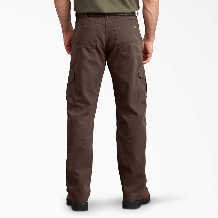 Regular Fit Duck Cargo Pants - Stonewashed Timber Brown (STB) image number 2