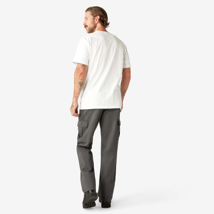 Heavyweight Short Sleeve Pocket T-Shirt - White (WH) image number 10