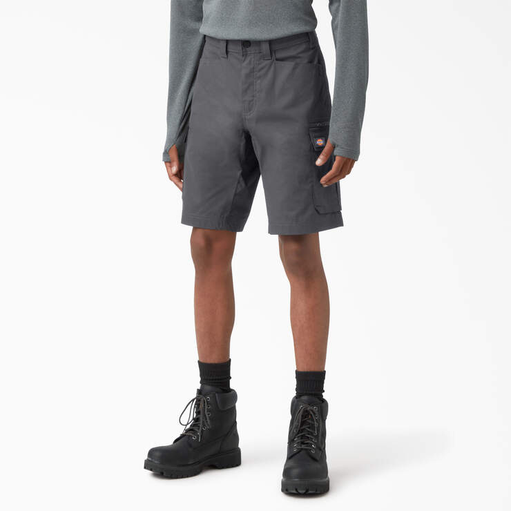 FLEX Temp-iQ® 365 Regular Fit Shorts, 11" - Graphite Gray (GA) image number 1