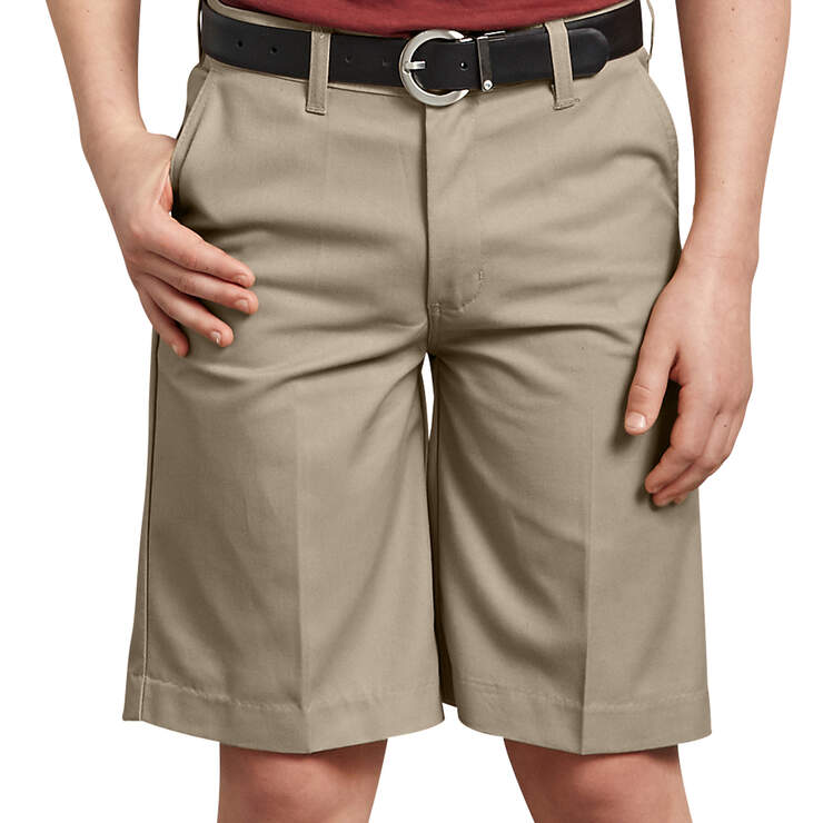 Boys' FlexWaist® Flat Front Shorts, 4-7 - Desert Sand (DS) image number 1