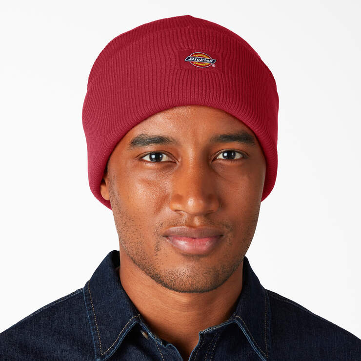 Cuffed Knit Beanie - English Red (ER) image number 3