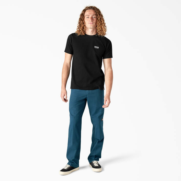 Dickies Skateboarding Pool Drainage Graphic T-Shirt - Black (KBK) image number 4