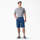 Active Waist Carpenter Shorts, 11&quot; - Stonewashed Indigo Blue &#40;SNB&#41;