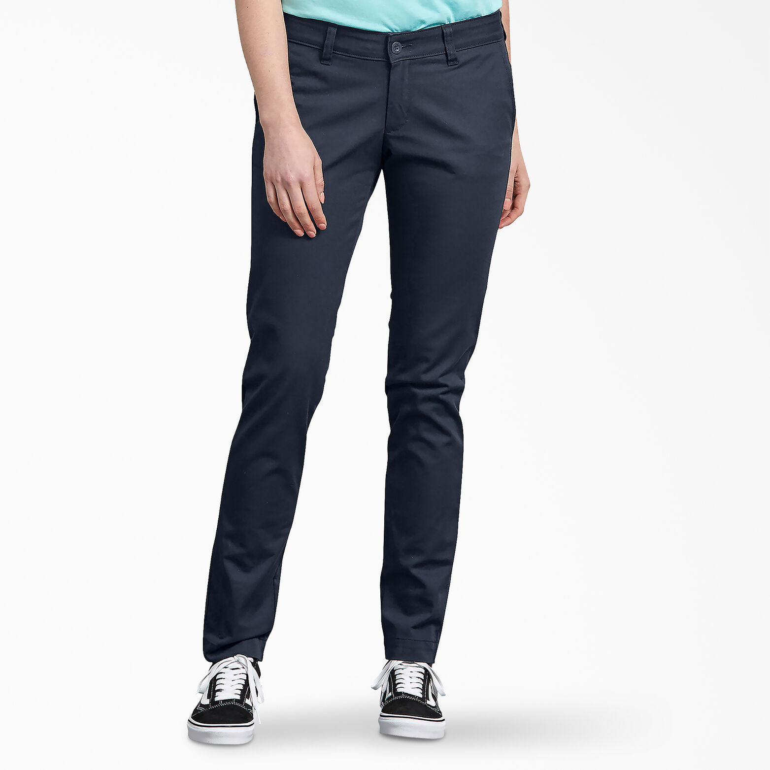 womens navy blue pinstripe pants