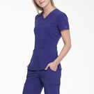 Women&#39;s EDS Essentials V-Neck Scrub Top - Purple Grape &#40;GP&#41;
