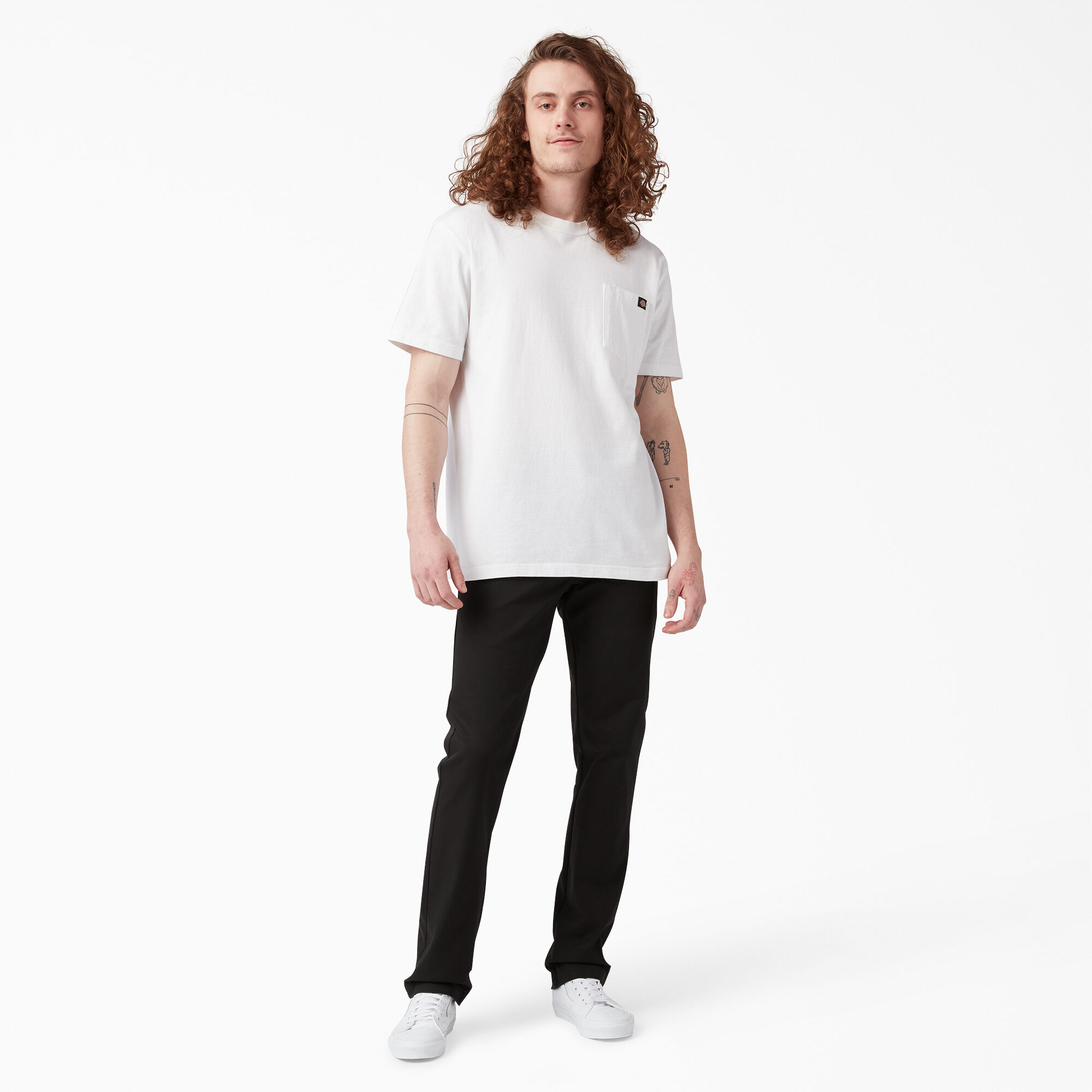 Dickies men's slim skinny 2024 fit twill work pant