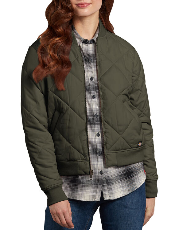 Women S Quilted Bomber Jacket Outerwear Dickies