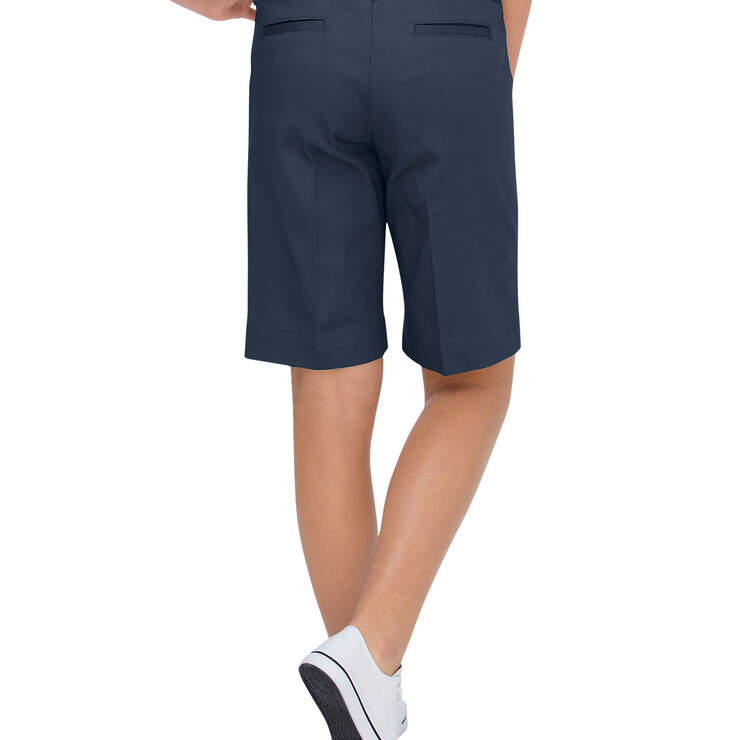 Girls' Classic Fit Bermuda Stretch Twill Shorts (Plus), 10.5 - 20.5 - Dark Navy (DN) image number 2
