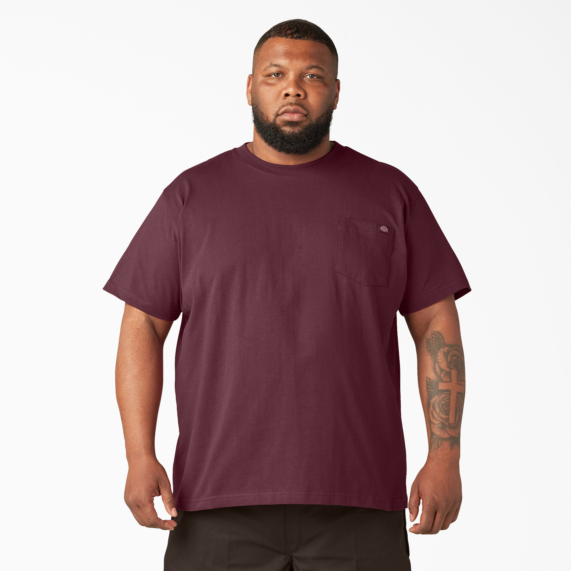 Men s Heavyweight Short Sleeve Pocket T Shirt Dickies US