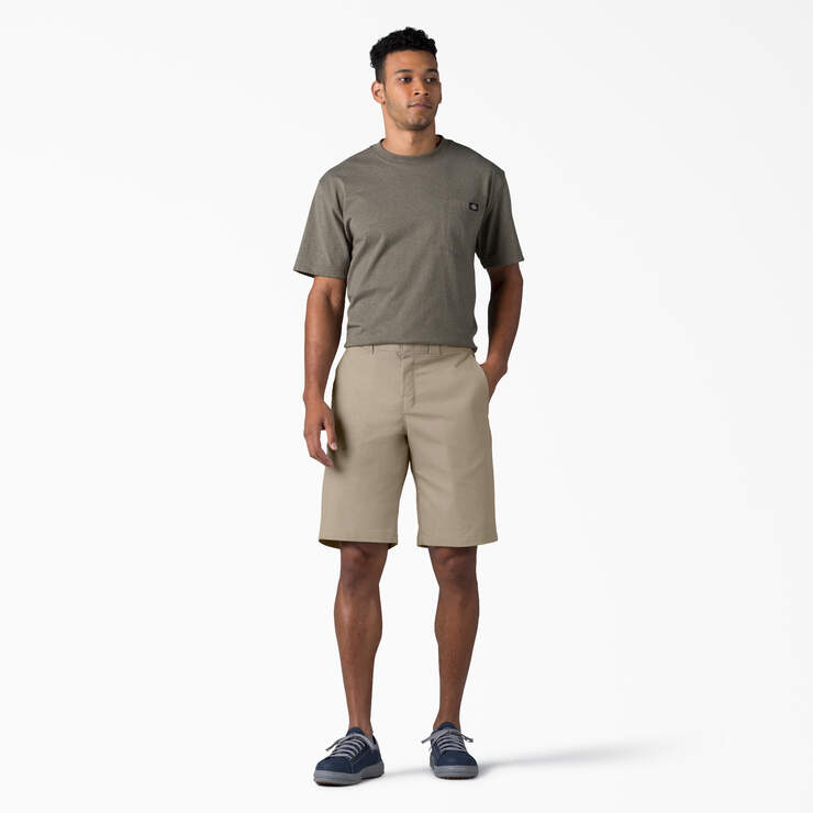 Relaxed Fit Work Shorts, 11" - Desert Sand (DS) image number 4