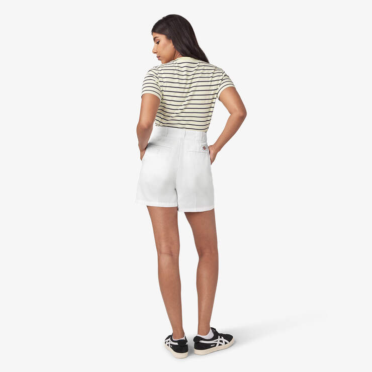 Women's Phoenix Shorts, 4" - White (WH) image number 6