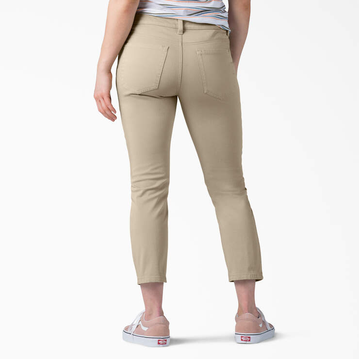 Women's Perfect Shape Skinny Fit Capri Pants - Rinsed Oxford Stone (RDG2) image number 2