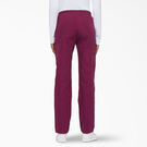 Women&#39;s EDS Signature Tapered Leg Cargo Scrub Pants - Wine &#40;WIN&#41;