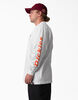 Jamie Foy Logo Graphic Long Sleeve T-Shirt - White &#40;WH&#41;