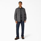 Water Repellent Fleece-Lined Duck Shirt Jacket - Slate Gray &#40;SL&#41;