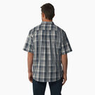 Short Sleeve Woven Shirt - Airforce Blue High Plains &#40;B1J&#41;