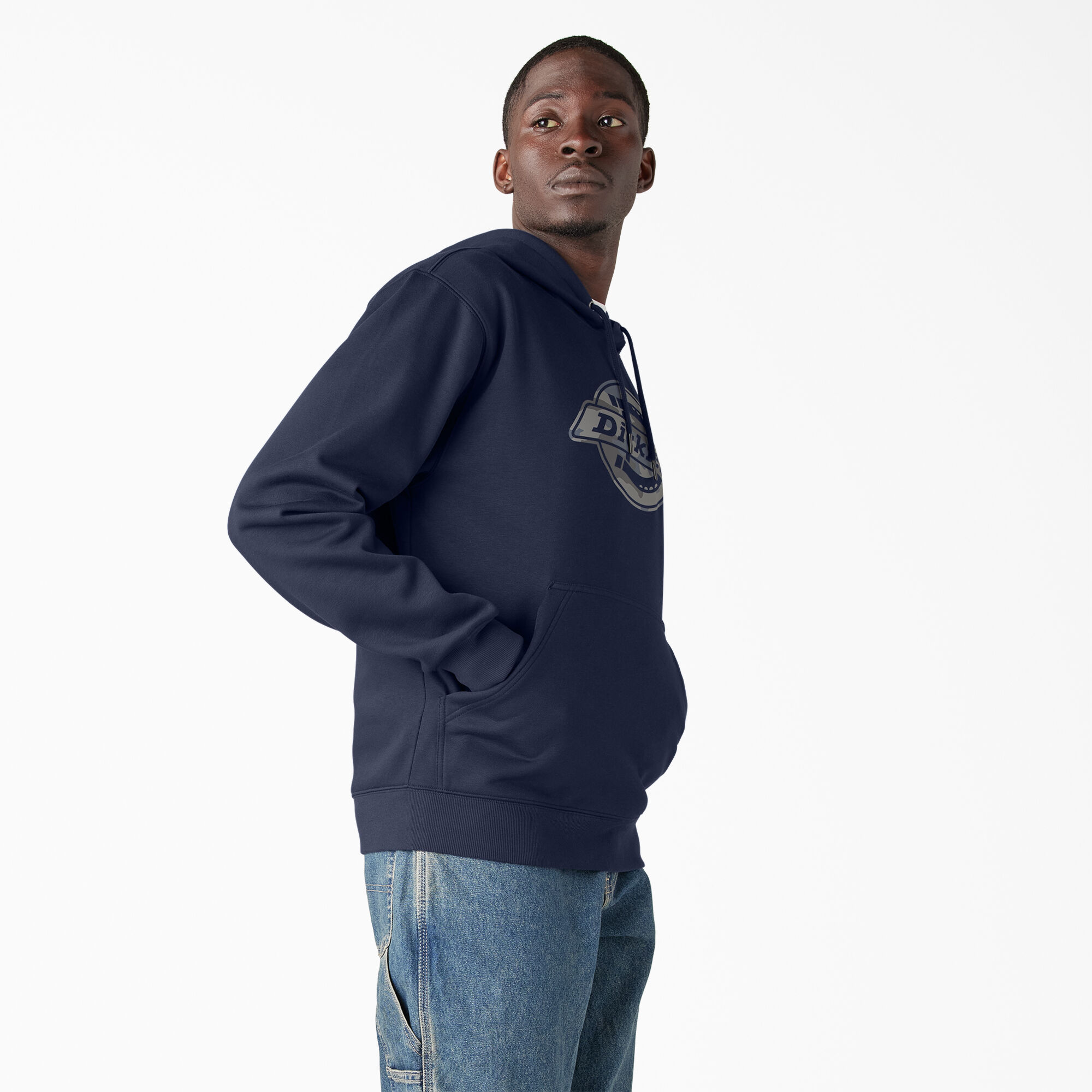 Water Repellent Camo Logo Hoodie Dickies US