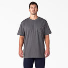 Heavyweight Heathered Short Sleeve Pocket T-Shirt - Charcoal Gray Heather &#40;CGH&#41;