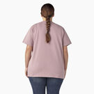 Women&#39;s Plus Heavyweight Short Sleeve Pocket T-Shirt - Lilac &#40;LC&#41;