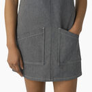 Women&#39;s Hickory Stripe Bib Overall Dress - Hickory Stripe &#40;HS&#41;