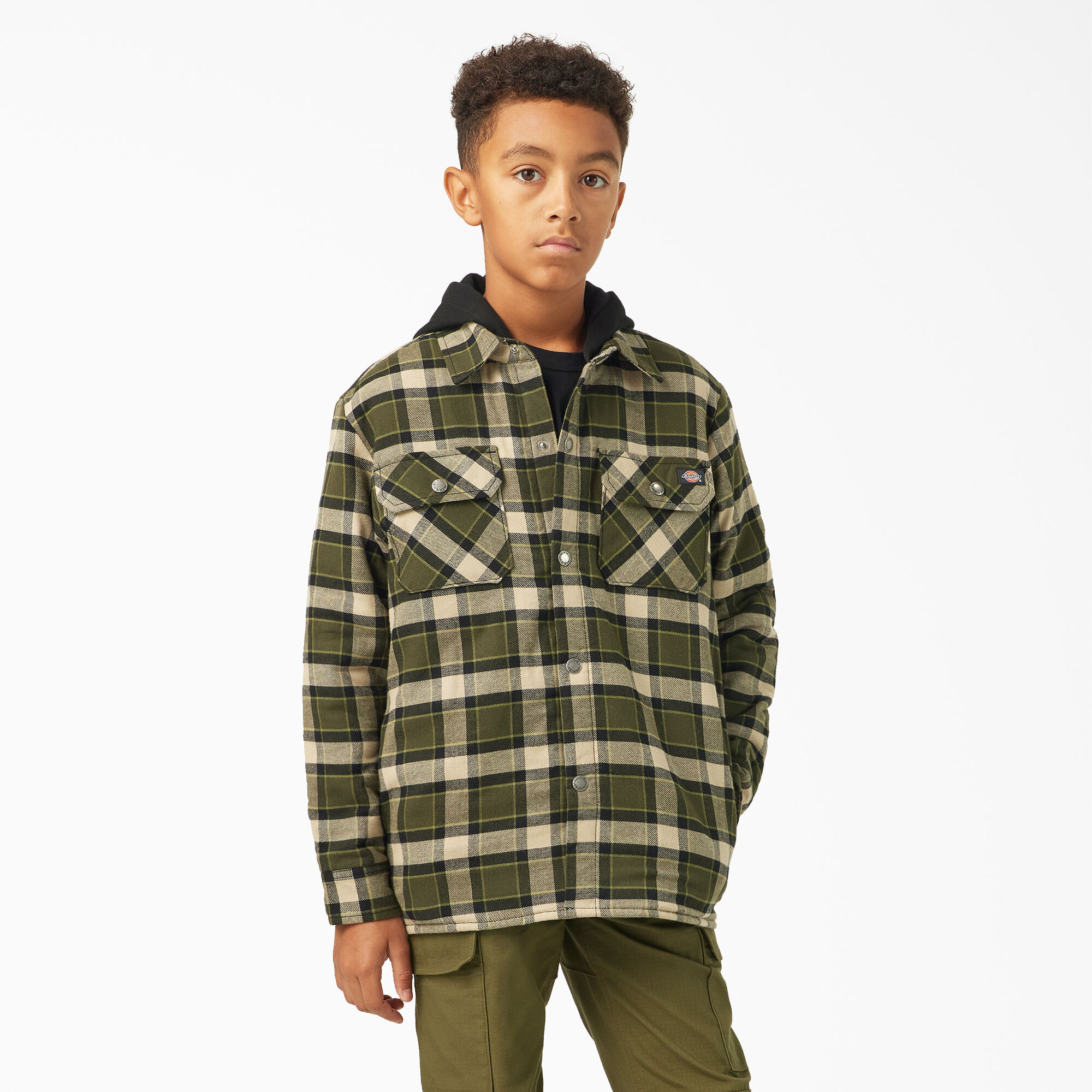 Boys Flannel Shirt Jacket Dickies US