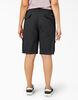 Women&#39;s Plus Relaxed Fit Cargo Shorts, 11&quot; - Black &#40;BK&#41;