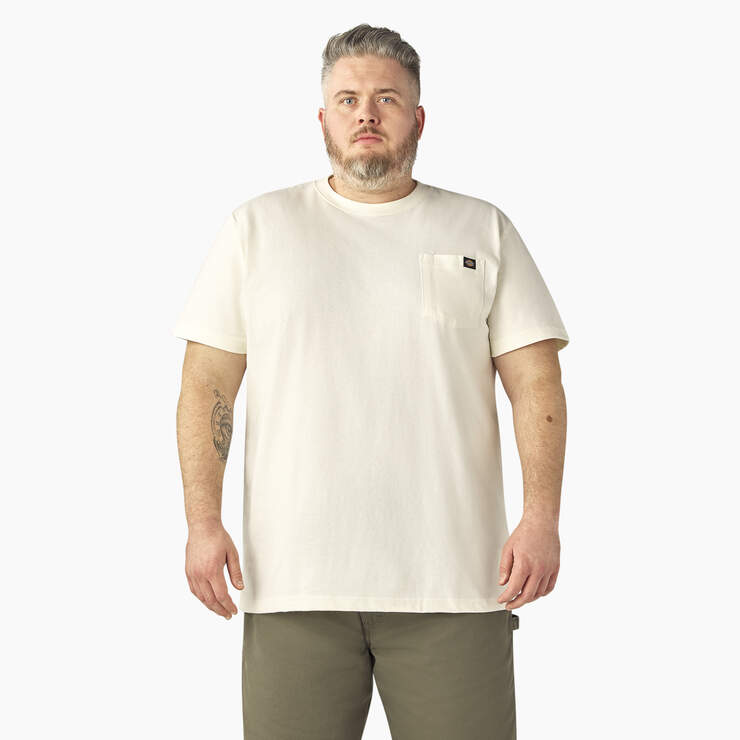 Heavyweight Short Sleeve Pocket T-Shirt - Natural Beige (NT) image number 5