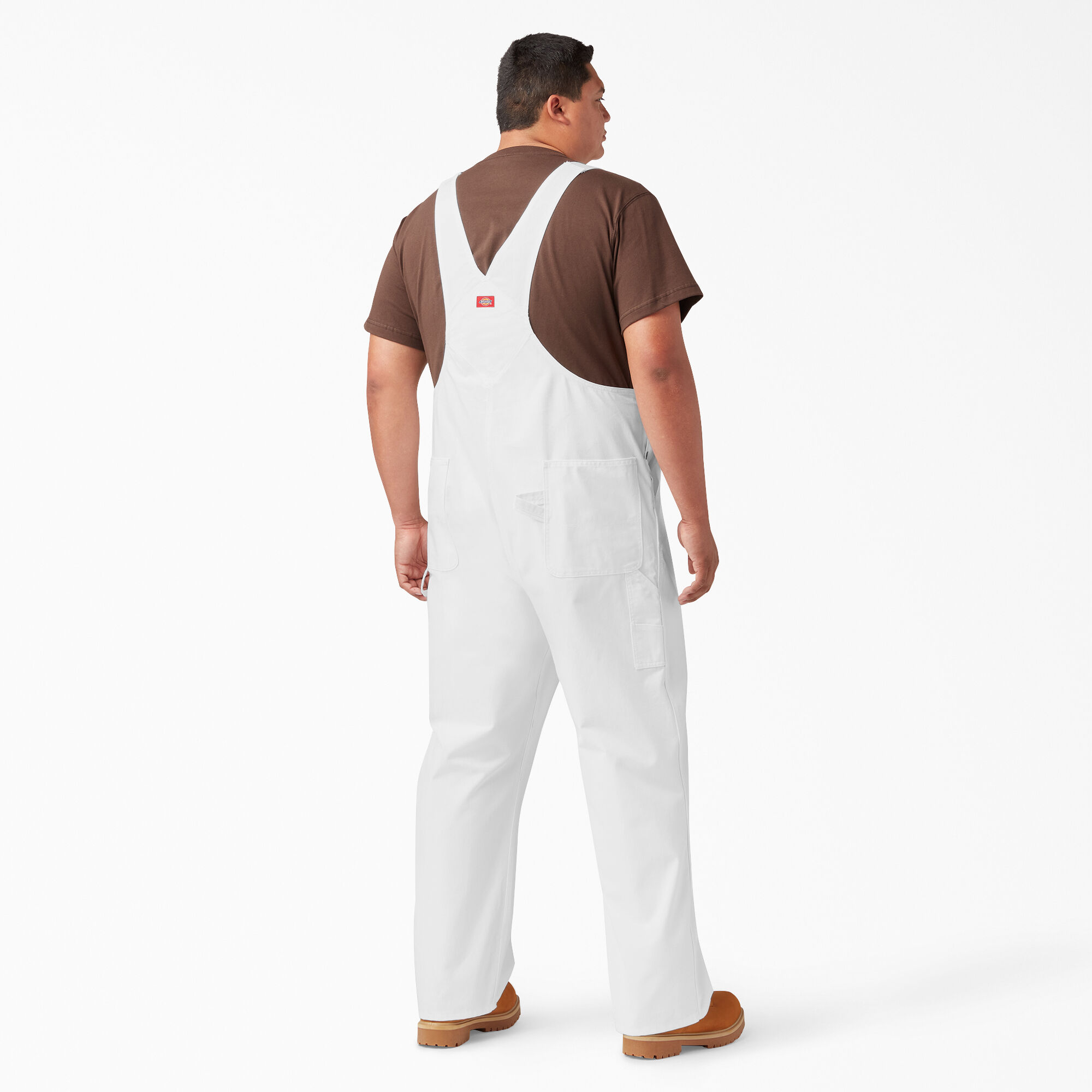 Dickies Mens Painters Bib and Brace White Various Size WD650 