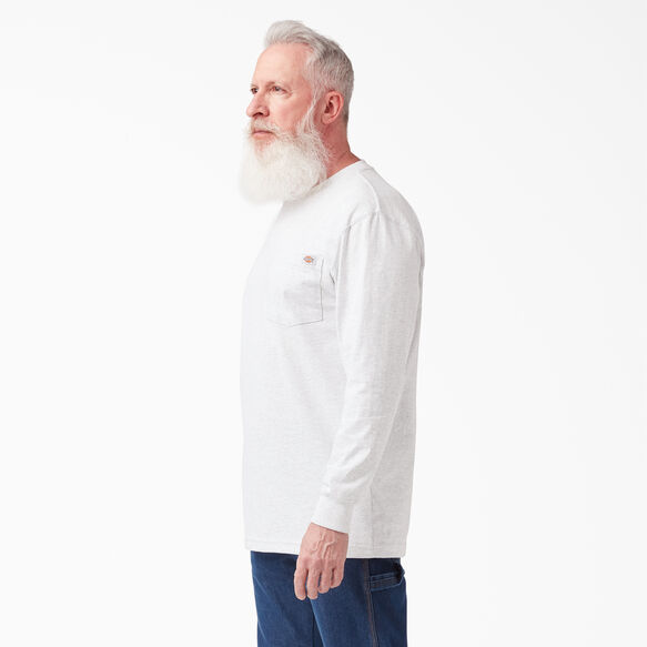 Heavyweight Long Sleeve Pocket T-Shirt - Ash Gray &#40;AG&#41;