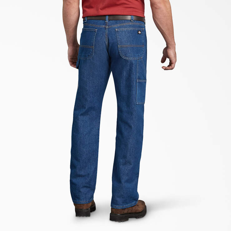 Relaxed Fit Carpenter Jeans - Stonewashed Indigo Blue (SNB) image number 2