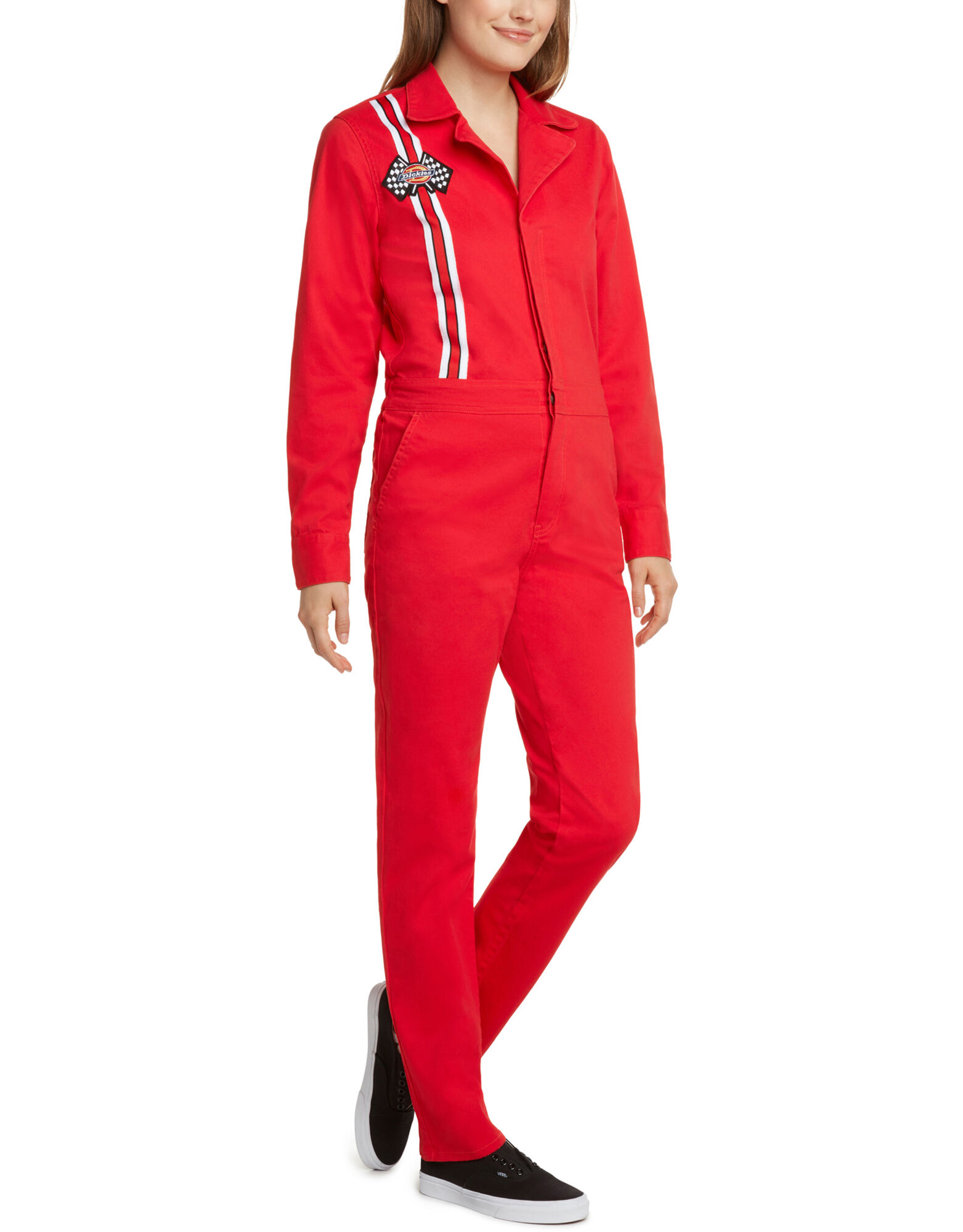 red dickies jumpsuit